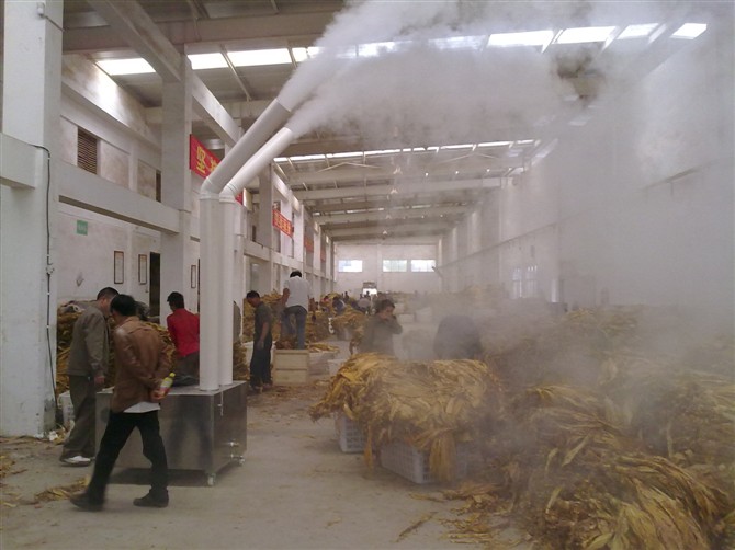 NAISIDA奈斯达团队为云南中烟集团曲靖烟叶回潮项目湿度控制服务